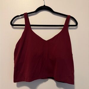 Lululemon Align Tank in Garnet